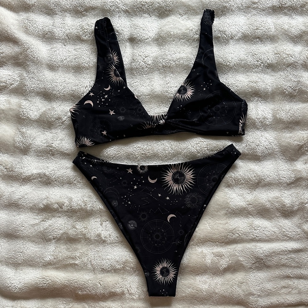 Skatie Black Celestial Bikini
